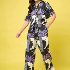 Printed Two Piece Cotton Coord Set