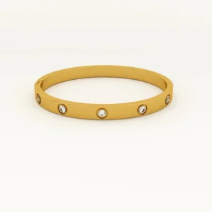 Crystal Love Bangle Bracelet
