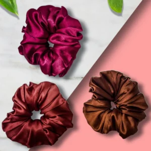 Ruby Scrunchies Set – Set of 3