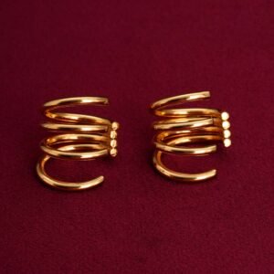 Stacked Style Cuff Earringsv