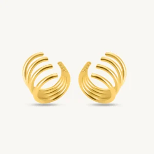 Stacked Style Cuff Earringsv