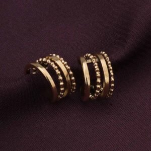 Minimalist Gold Cuff Earrings